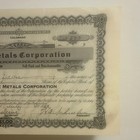Rare Metals Corporation Stock Certificate 500 Shares Colorado