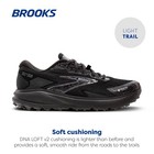 Brooks Men   s Divide 5 Gtx Waterproof Trail Running Shoe - Black alloy primer