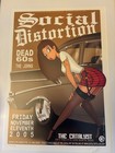 Rare Social Distortion Poster Catalyst Santa Cruz 2005 Framed 177 250 Dead 60   s