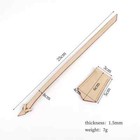 Handmade Vachetta Cowhide Leather Key Bell Clochette Luggage Tag For Handbag New