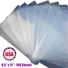 Calca 8 5 X 11in Waterproof Inkjet Milky Transparency Film - 1000 Sheets