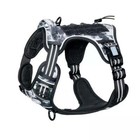 Auroth Tactical Dog Harness Adjustable Dog Vest With Handle - Black Ink