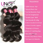 Unice Hair Peruvian Body Wave Human Hair 3 Bundles With 360 Lace Frontal Closure