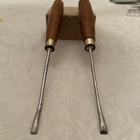 Sheffield Made Set Of Spoon Gouges   1a  2a   6mm 6mm Carving Old Stamp Sharp