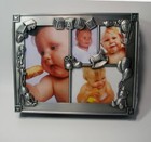 Baby Photos Keepsake Frame And Box Pewter Black Velvet Shower Gift
