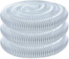 Powertec Pvc Dust Collection Hose 4 In X 20 Ft  Flexible Vue Heavy Duty  70143 