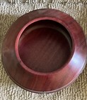 Hand Turned   Carved Wood Bowl With Lid 6 5 Inch Diameter