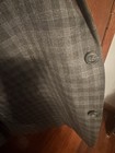 Dark And Light Gray Checkered Haggar Classic Fit Suit Jacket 52l