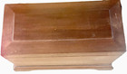 Antique Lrg Walnut  Wood Handmade Bottle Casket Empty 12  5 5  6  Square Nails 