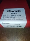 Starrett 120a-6 Dial Caliper 0-6  White Dial Face Made In Usa