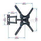 Full Motion Tv Wall Mount 23 24 28 32 39 43 49 50 55 Inch Flat Led Lcd Bracket