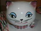 Vintage 1958 Holt Howard Cat String Scissor Holder Cozy Kitten