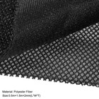 Speaker Grill Cloth Stereo Fabric Dustproof Cloth - 19 7  X 59   Black