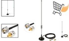 Mobile Ham Radio Antenna Dual Band Vhf Uhf 136-520mhz Magnetic Base