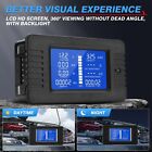 Lcd Display Dc Battery Monitor Meter 0-200v Volt Amp For Car Rv Solar 100a Shunt