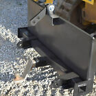 3 Point Attachment Adapter Hitch Adjustable Width Skid Steer Loader Tractor