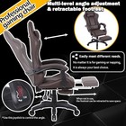 High-back Pc Gaming Chair Office Chair  Desk Task Chair Computer Racing Brown