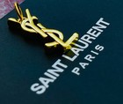 Ysl Charm Pendant  Stamped Zipper Pull