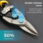 3 Pcs 10 Inch Crm Aviation Tin Snips Set Heavy Duty Metal Sheet Cutting Shear