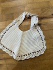 Vintage Crocheted Baby Or Doll Bib
