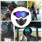 Face Mask Sun Glasses Eyewear Winter Snow Sport Goggles Snowboard Ski Snowmobile