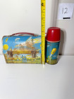 Rare Vintage 1960 Space Rocket Astro Ufo Metal Lunchbox American Thermos Usa