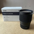  used  Sigma 16mm F 1 4 Dc Dn Contemporary Lens