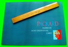 1953 Packard Huge Prestige 20-p Color Catalog   Envl Brochure Convertibles Xlnt 