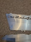 1957 Chevy Belair 2 Door Quarter Panel Moldings Insert Pair Used Original