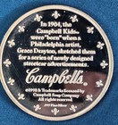 1998  campbell s Soup  1-ounce  999 Fine Silver Coin Limited Edition 