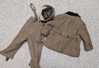 Vintage 3pc Snow Suit Tweed Equestrian Hunting Boys Kids Size 3 Hat Pants Coat