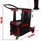 4 Drawers With 360   Rolling Trolley Welding Cart For Mig tig plasma Heavy Duty