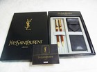 Ysl Yves Saint Laurent Ballpoint Pen   Mechanical Pencil 4 Box 6 Pcs Set Mint