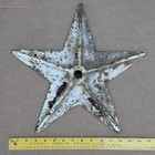 Vtg Antique 15    Architectural Cast Iron Star Plate Building Tie Shabby Chic