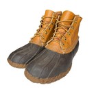 Vintage Ll Bean Maine Hunting Shoe 70   s 80   s Usa Made Leather Brown Tan Size 8