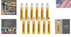 Sakura Black Permanent Marker Set - Waterproof  Low Temp  12 Pack Of 10mm Tips