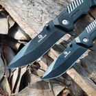 Black Stainless Steel Folding Knife  Suitable For Outdoor  Tactical And Survival