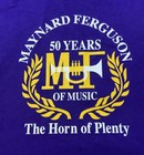  Maynard Ferguson 50 Years Of Music Purple Size M T-shirt 2005 Vtg
