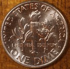 1957 D Roosevelt Dime Ch Bu  90  Silver From Obw Roll