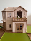 Sylvanian Families Carport House Repaint Pink Doll House Calico Critters Japan