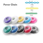 Power Chain Dental Orthodontic Elastic Rubber Braces Bands Short long continuous