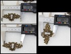 Lot Of 6 Victorian Cast Brass Or Al Keyhole Covers 2 25  X 1  Escutcheon Plates