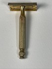 Gillette Ball End Tech Gold Vtg De Safety Razor