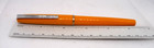 Waterman Vintage Jiff Yellow orange    Chrome Cartridge Fill Pen--used