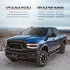 Tailgate Molding Cap Spoiler For 2009-2018 Ram 1500 Cover Top Protector Lip Trim
