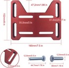 Motor Mount Plate Aluminum For Mini Bike go Kart coleman 100  Doodlebug Db30