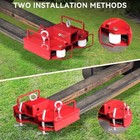 Dual Forklift Trailer Hitch Attachment  Fits To 5 5  Wide