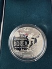 1991-s Proof Korean War Silver Dollar Us Mint Commemorative Coin W  Box And Coa 