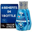 Crest Pro-health Advanced Mouthwash  Alcohol-free  Multi-protection  Pack Of 2