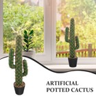 Simulated Succulents Bonsai Ornament Fake Cactus Baby Faux Potted